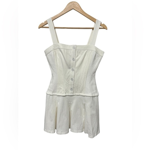 NWT Daily Practice by Anthropologie Sleeveless Pleated Mini Dress - Picture 4 of 8